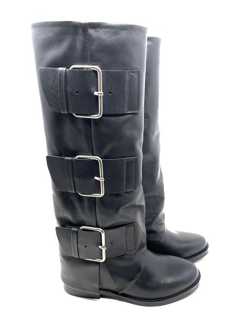 Damenstiefel mit 3 Schnallen IL LACCIO | GS185394VITELLONERO